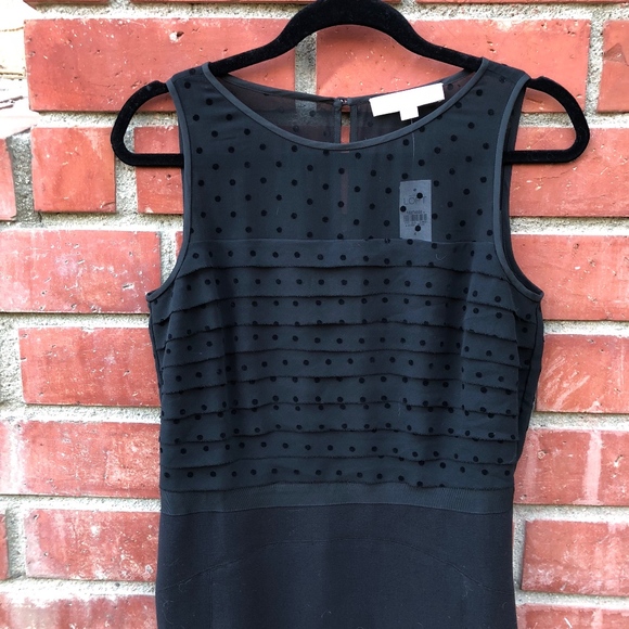 LOFT Dresses & Skirts - LOFT Black Polka Dot Dress - NWT!
